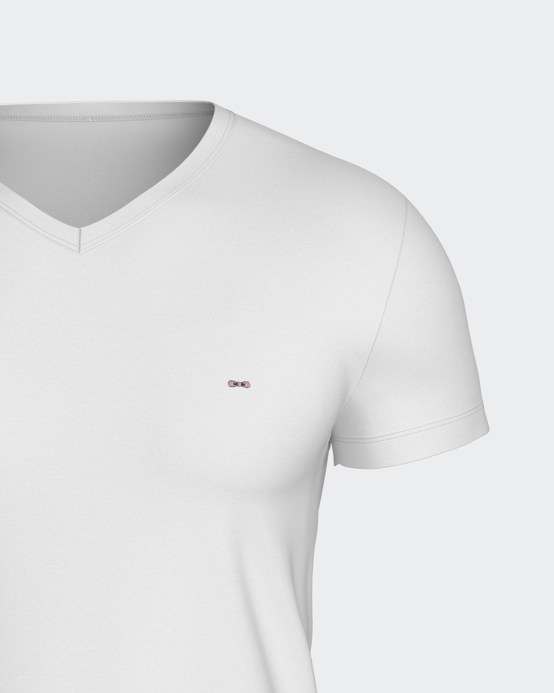 Pack 2 plain t-shirts in cotton