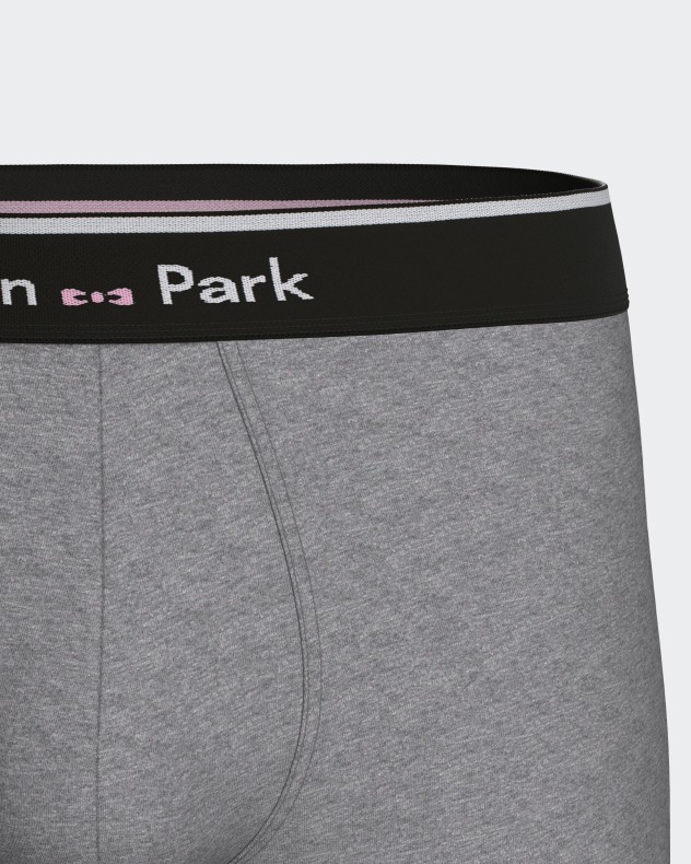 Pack 2 plain boxers in cotton