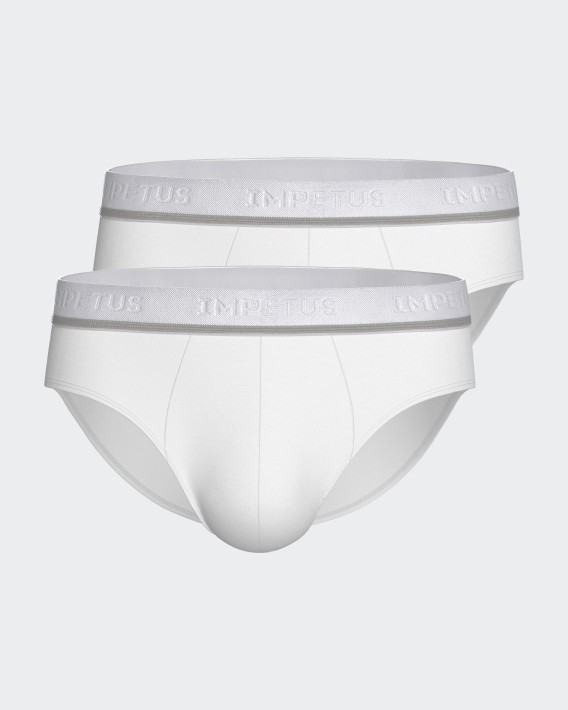 Packung mit 2 Herren-Slips Cotton Stretch