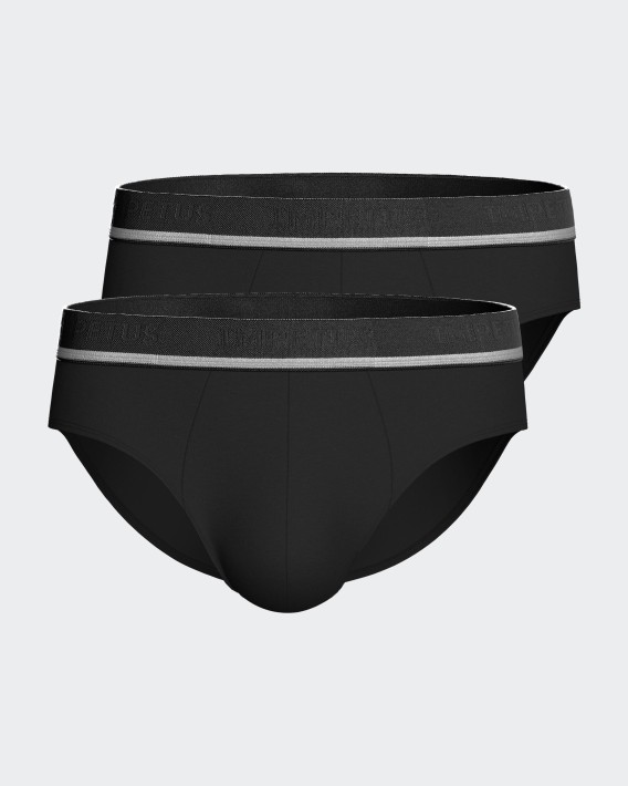 Packung mit 2 Herren-Slips Cotton Stretch