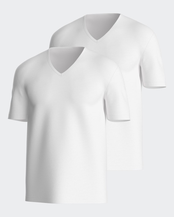 2er-Pack Herren-T-Shirts aus Bio-Baumwolle