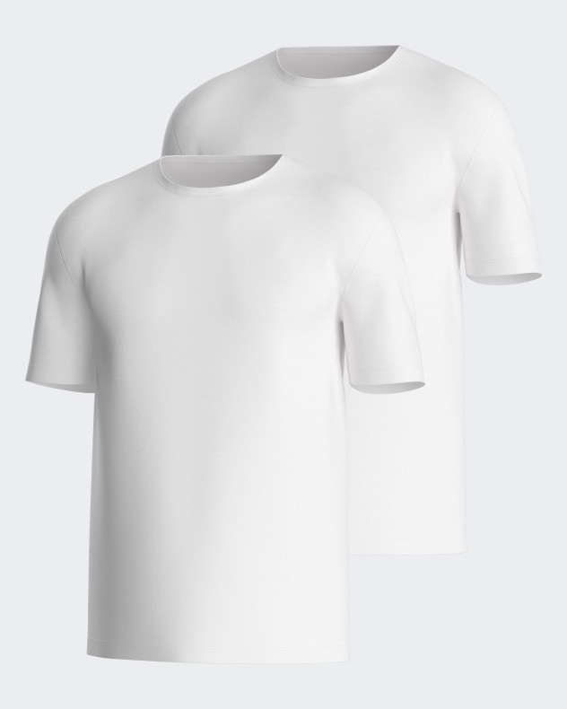 2-pack O Neck T-shirts Bio Cotton