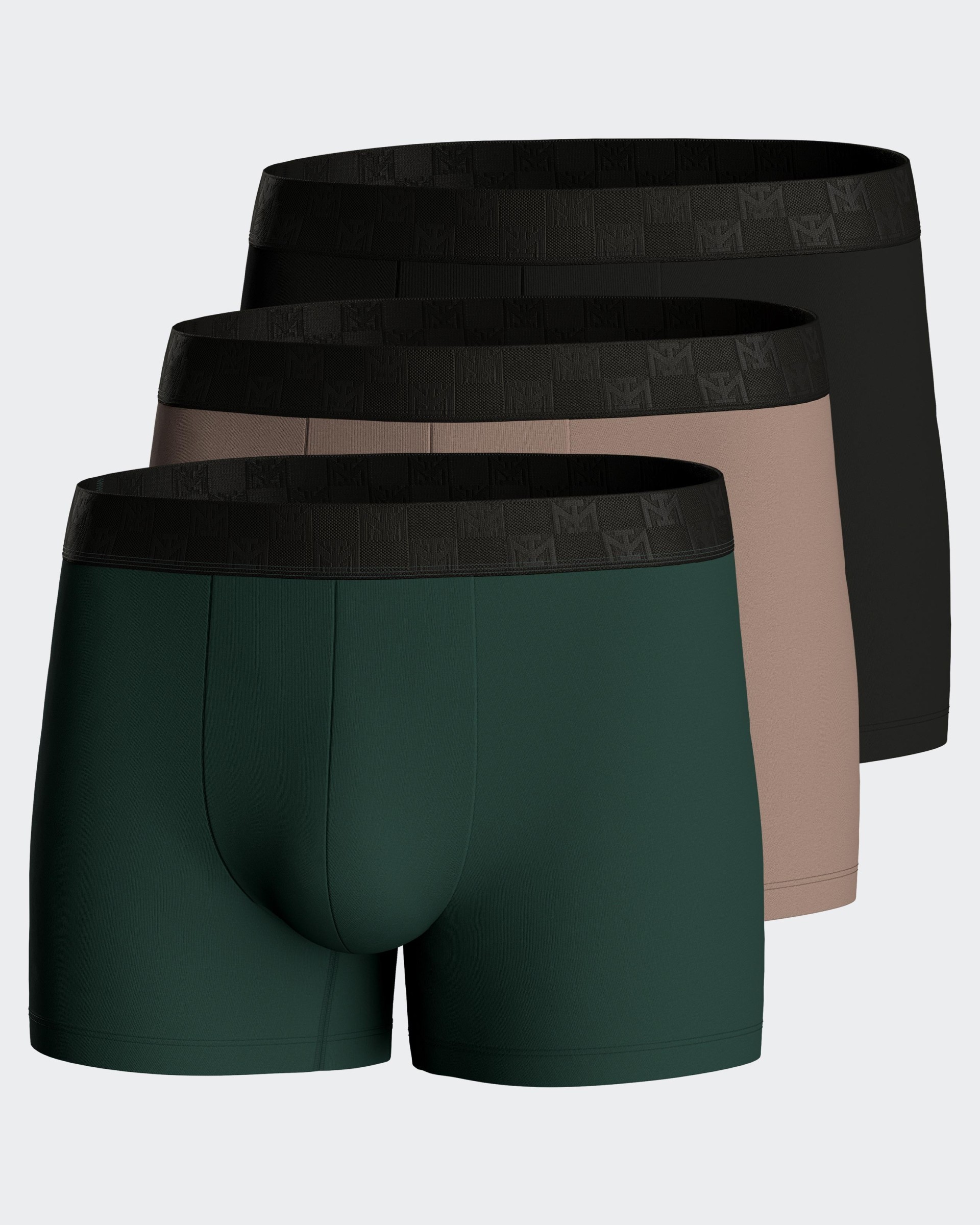 Pack 3 Boxers de homem em Algodão Bio