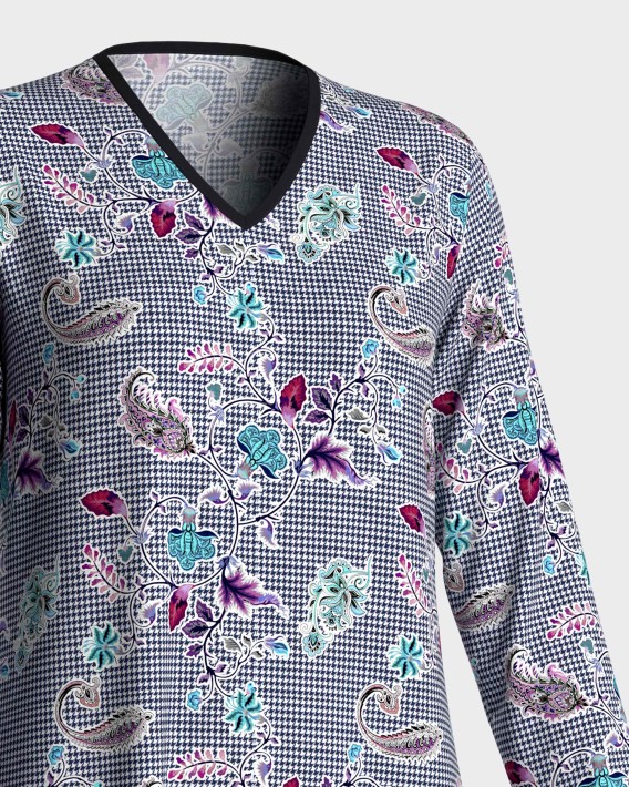 Nachthemd mit floral Print