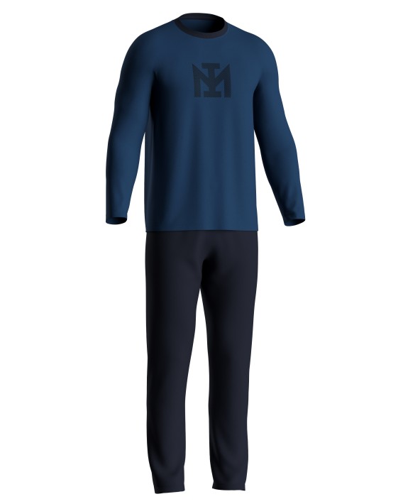 Carded cotton pyjama