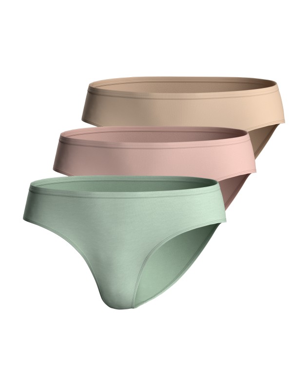 Pack de 3 bragas lisas