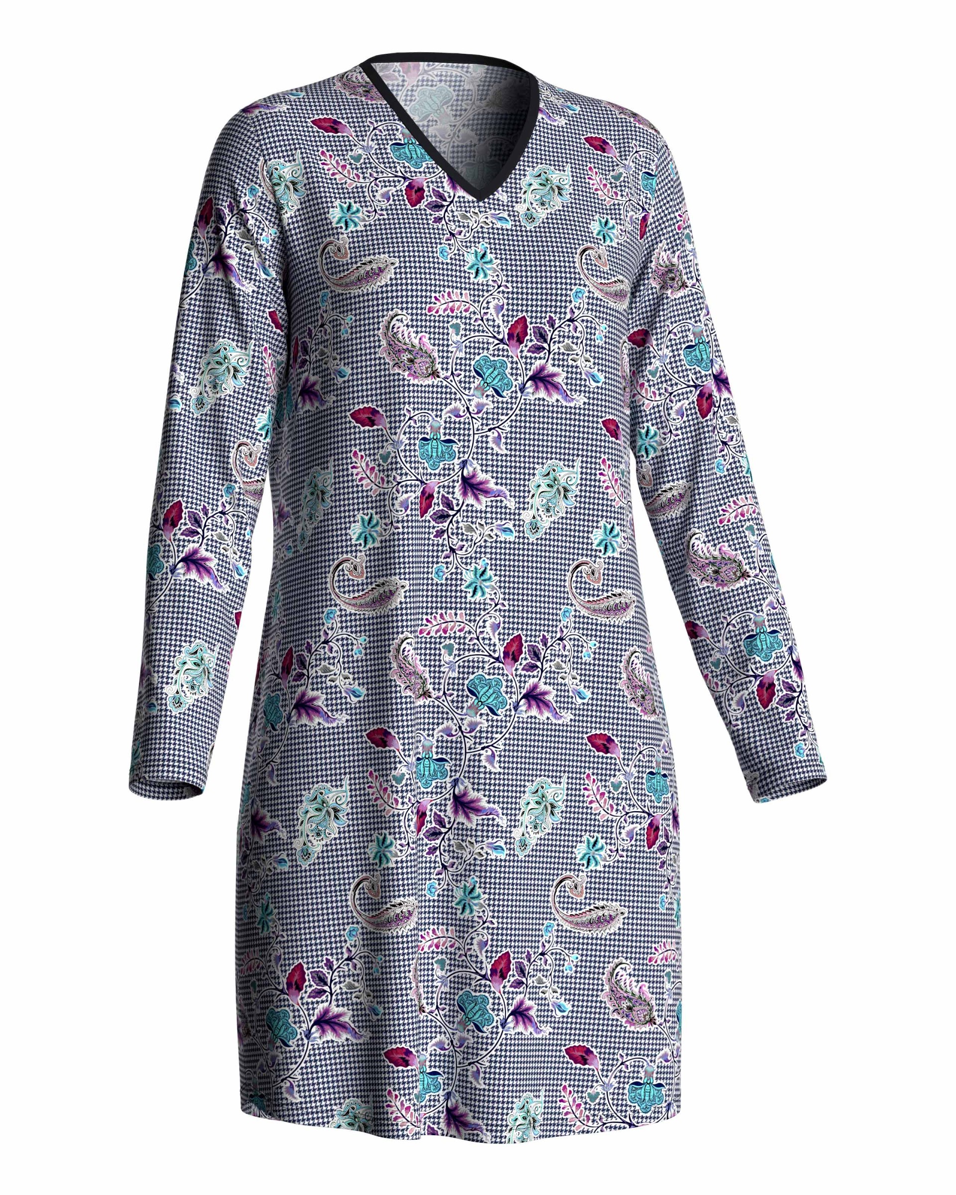 Nachthemd mit floral Print