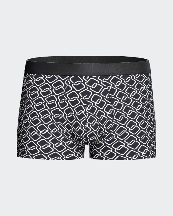 Boxer de homem estampado geomtrico em Lyocell