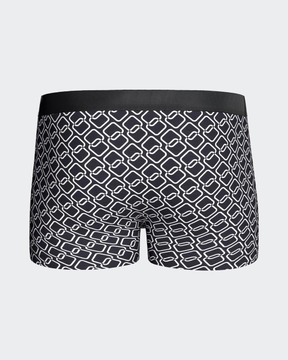 Boxer de homem estampado geomtrico em Lyocell