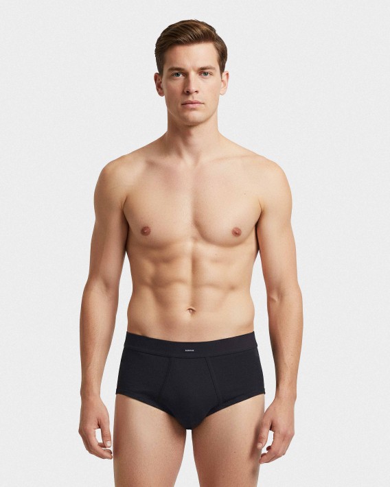 Men's open brief Pure Cotton