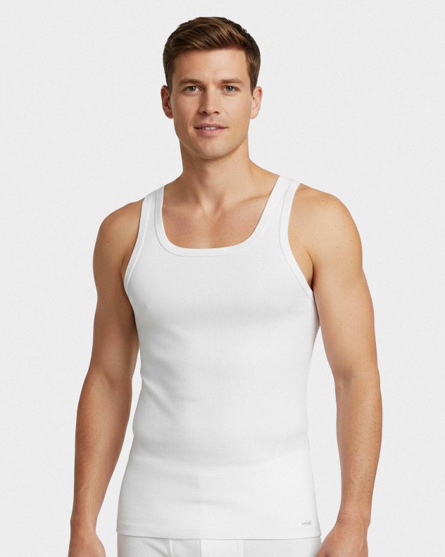 Packung mit 2 Herren Tanktop Pure Cotton