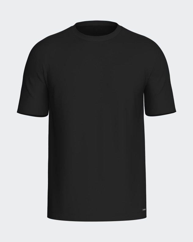 T-shirt de homem gola subida Pure Cotton