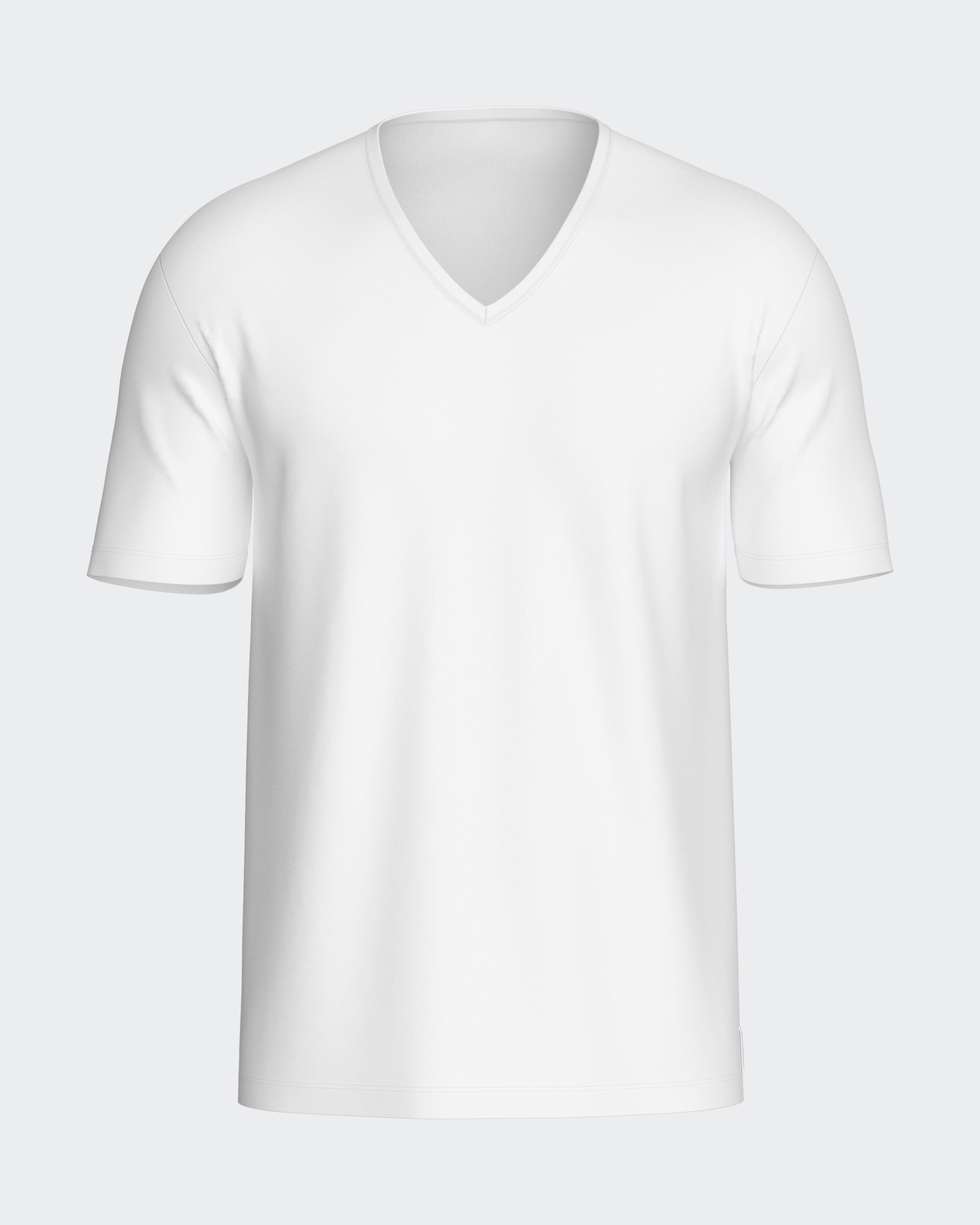 T-shirt de homem gola V Pure Cotton