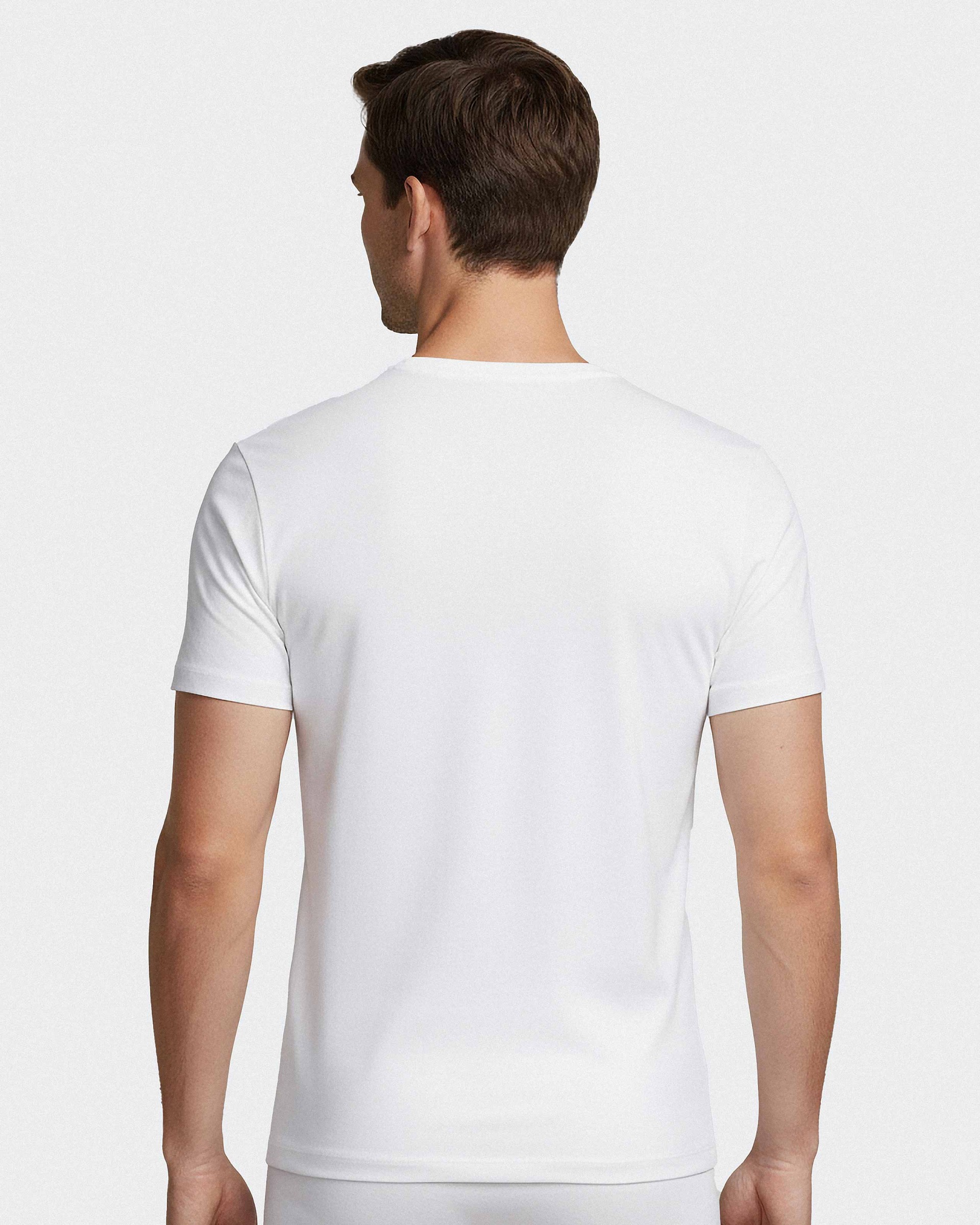 T-shirt de homem gola redonda Pure Cotton