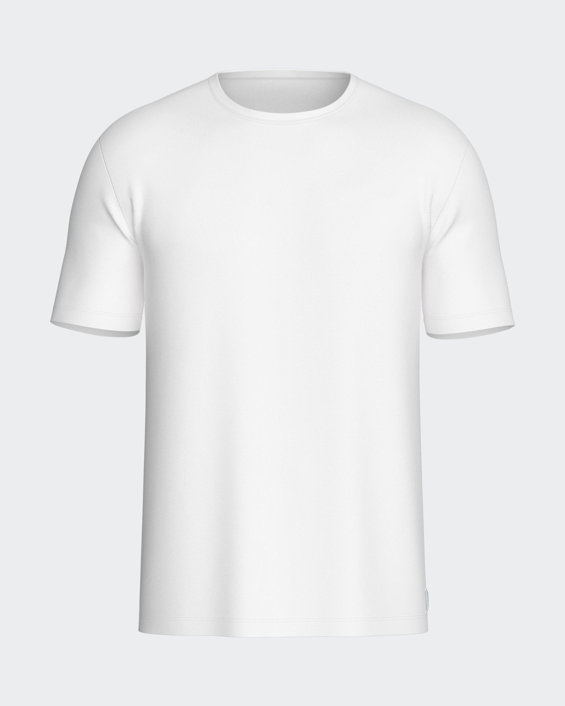 T-shirt de homem gola redonda Pure Cotton