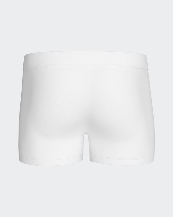 Boxer boutonnée en coton élasthanne