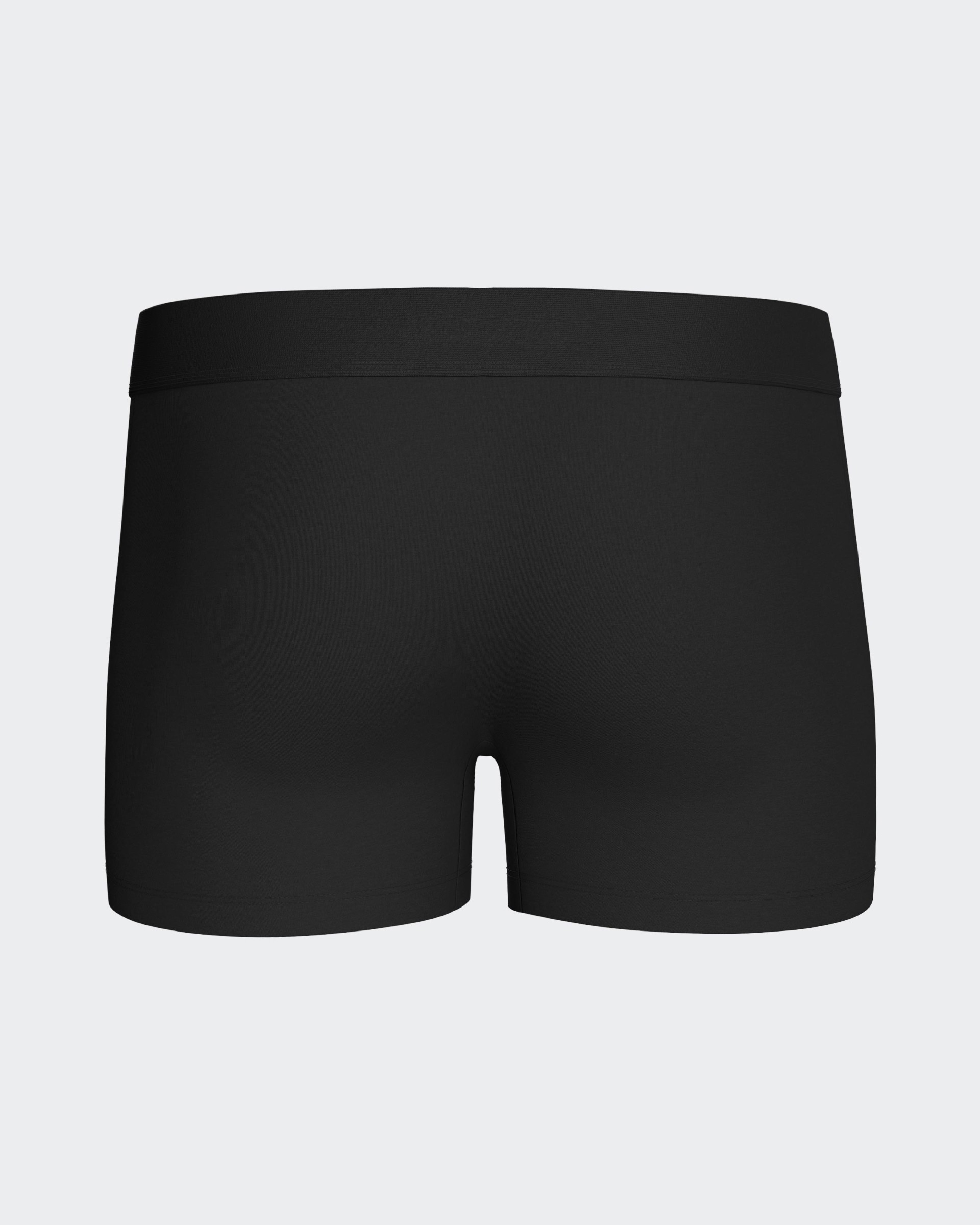 Boxer boutonnée en coton élasthanne