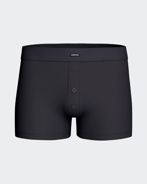 Boxer de homem com botões Cotton Stretch