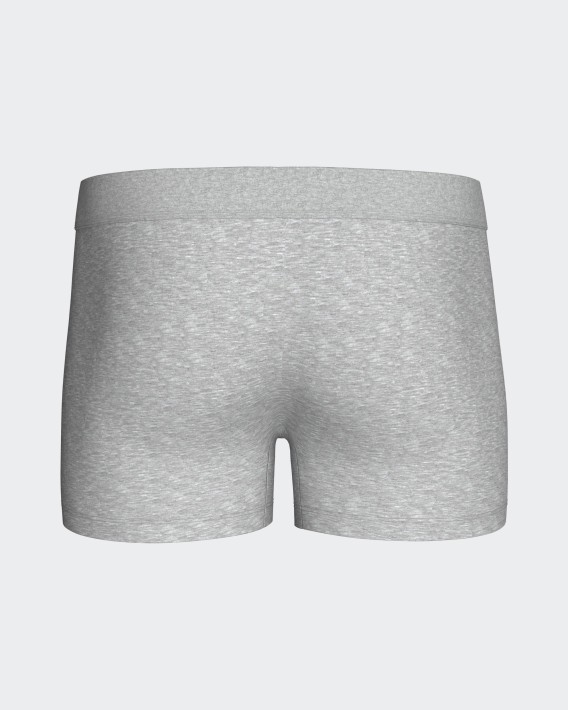 Boxer boutonnée en coton élasthanne
