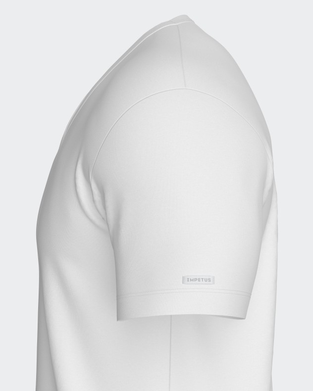 Men's V-neck T-shirt Cotton Stretch