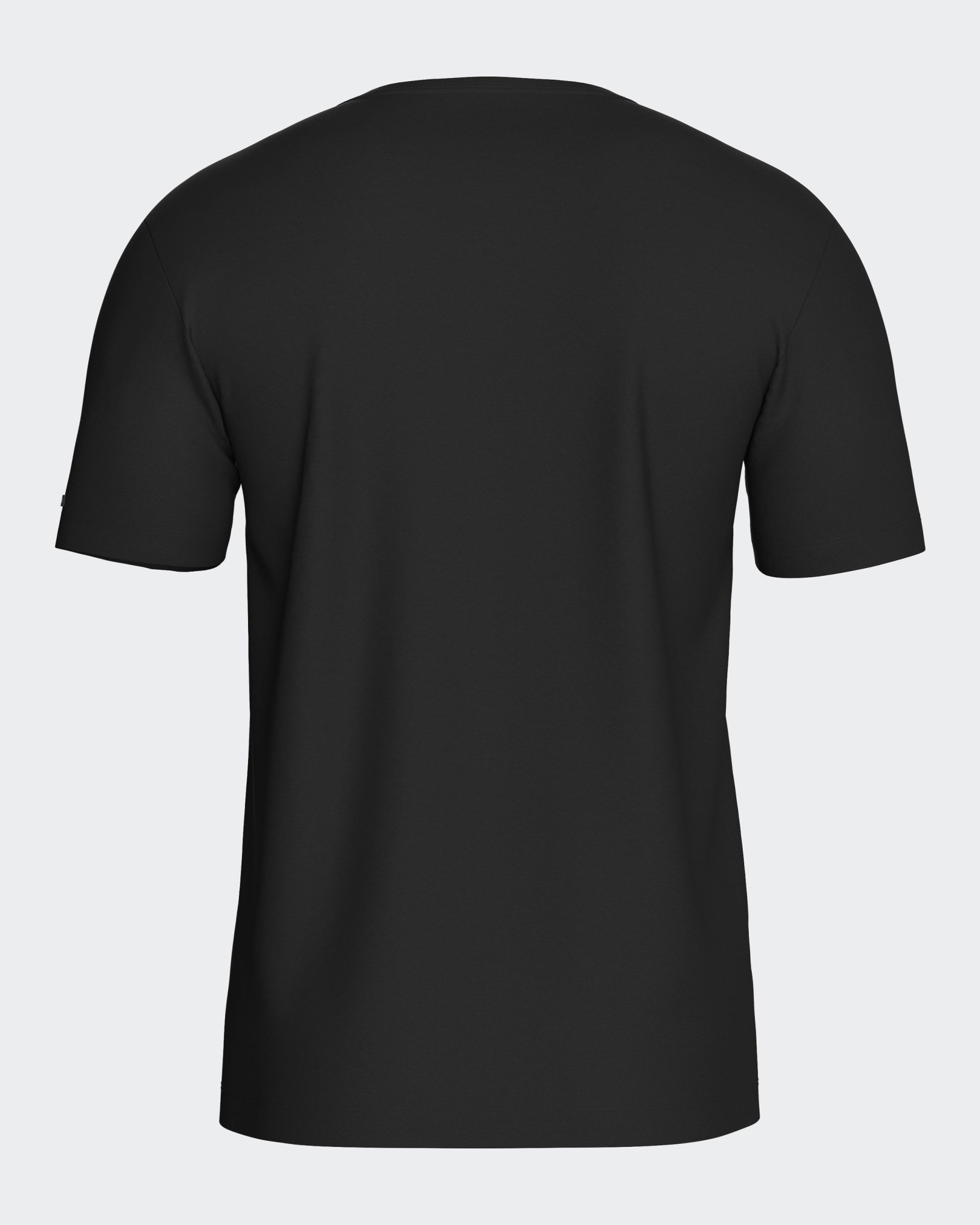 T-shirt de homem gola em V Cotton Stretch