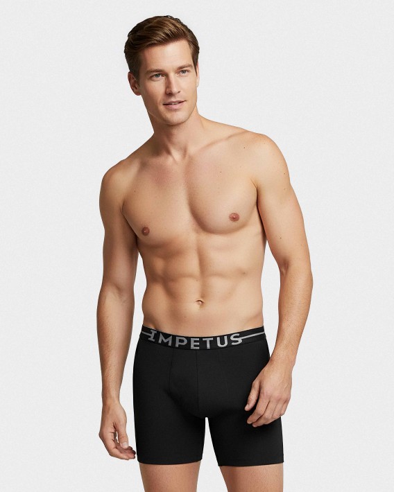 Boxer largo de punto de hombre Cotton Stretch