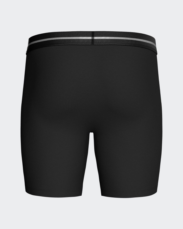 Men's long boxer Cotton Stretch