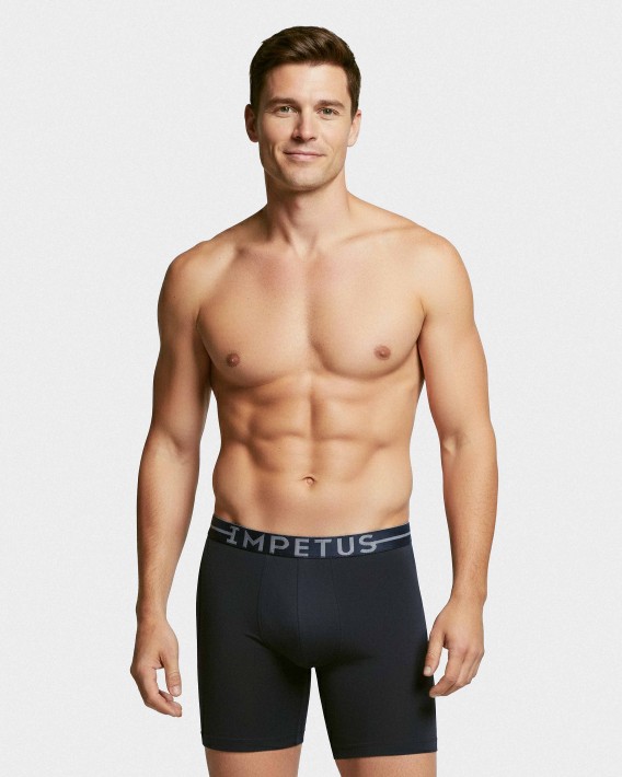 Boxer largo de punto de hombre Cotton Stretch