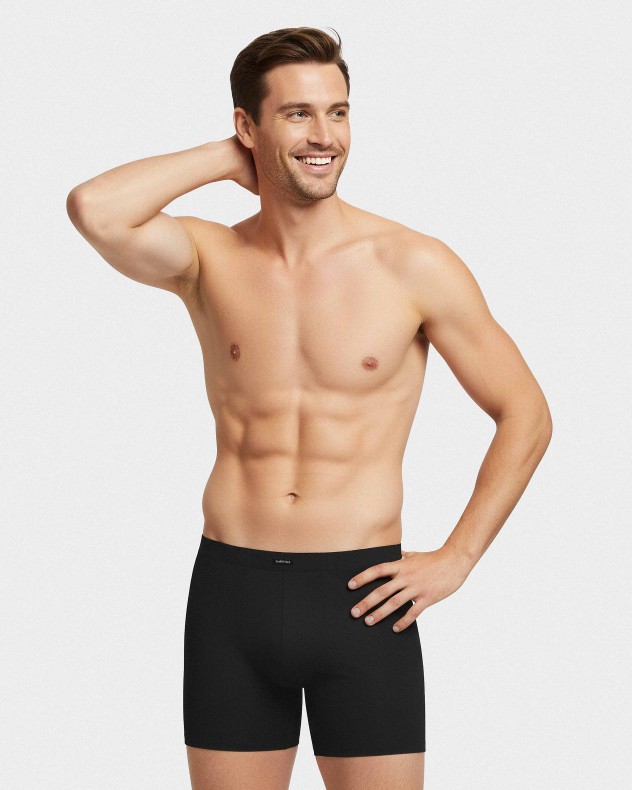 Men's long boxer Cotton Modal