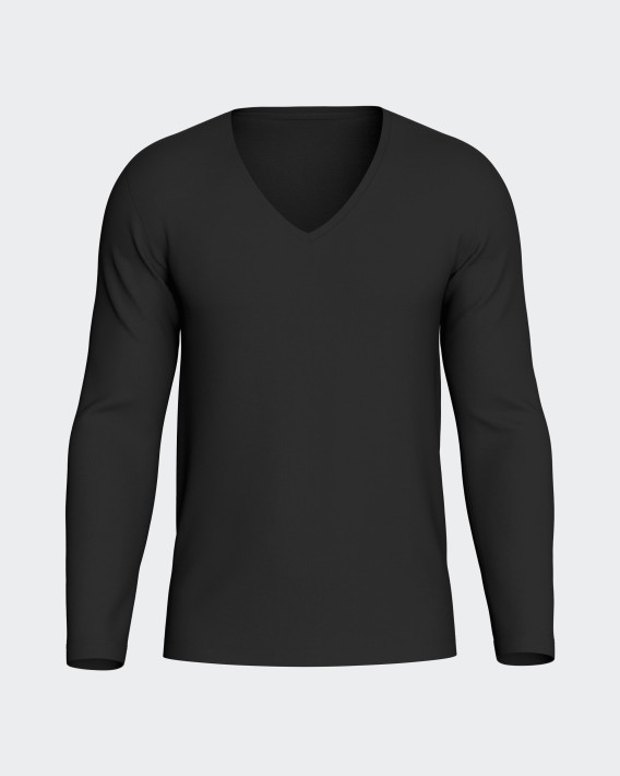 T-shirt long sleeves of man in Wool Lyocell