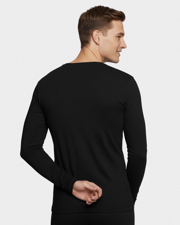 T-Shirt lange Ärmel aus Woll-Lyocell