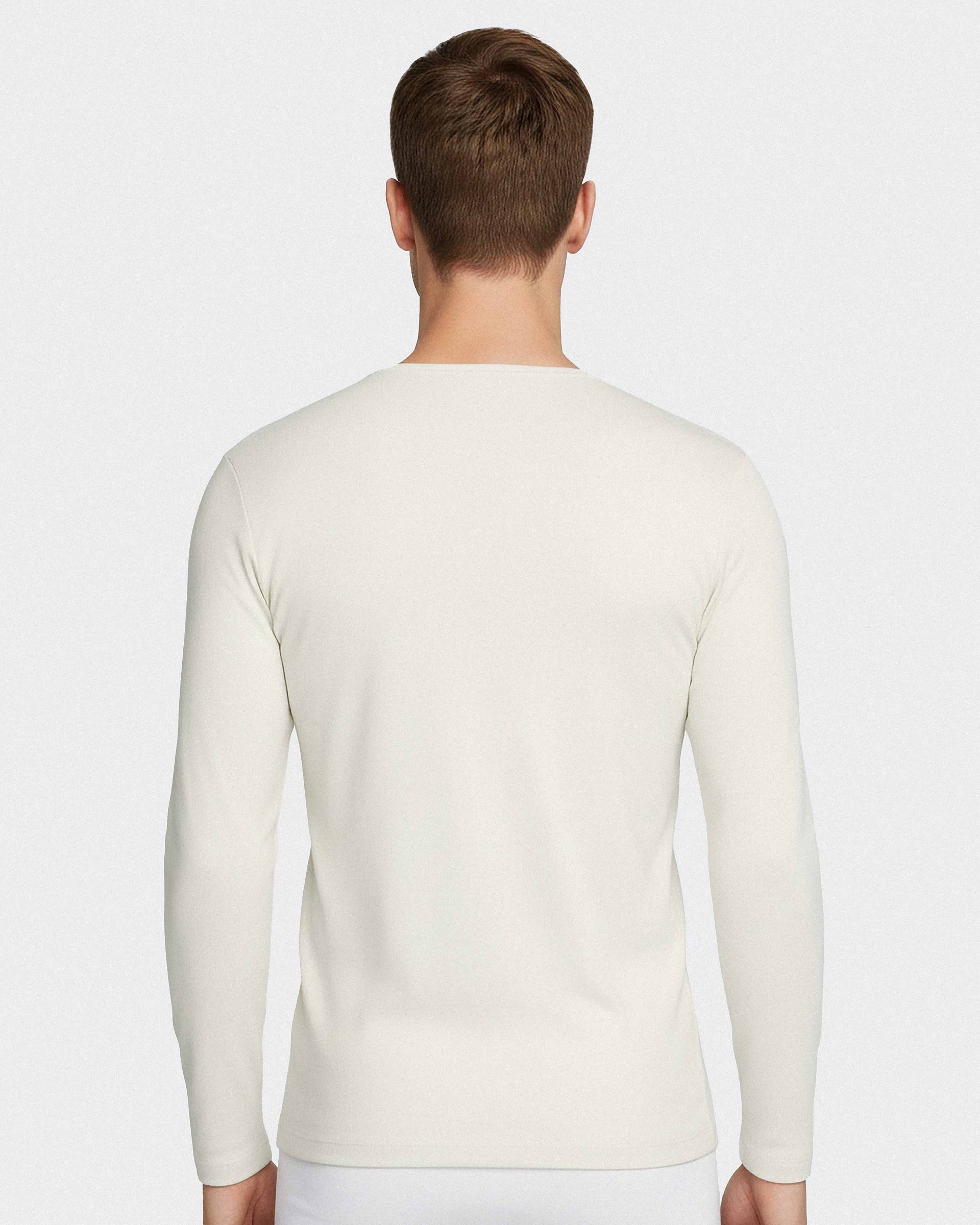 T-shirt long sleeves of man in Wool Lyocell