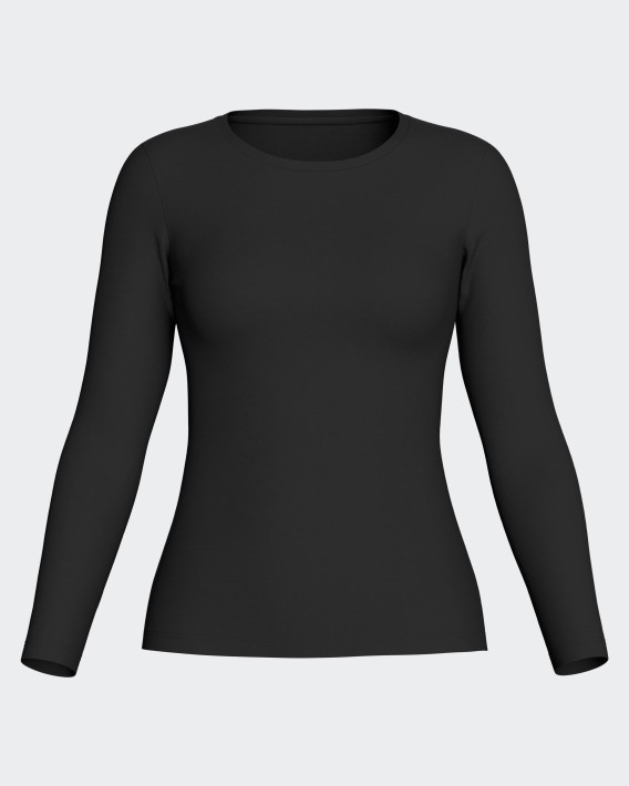 T-shirt long sleeves of woman in Wool Lyocell