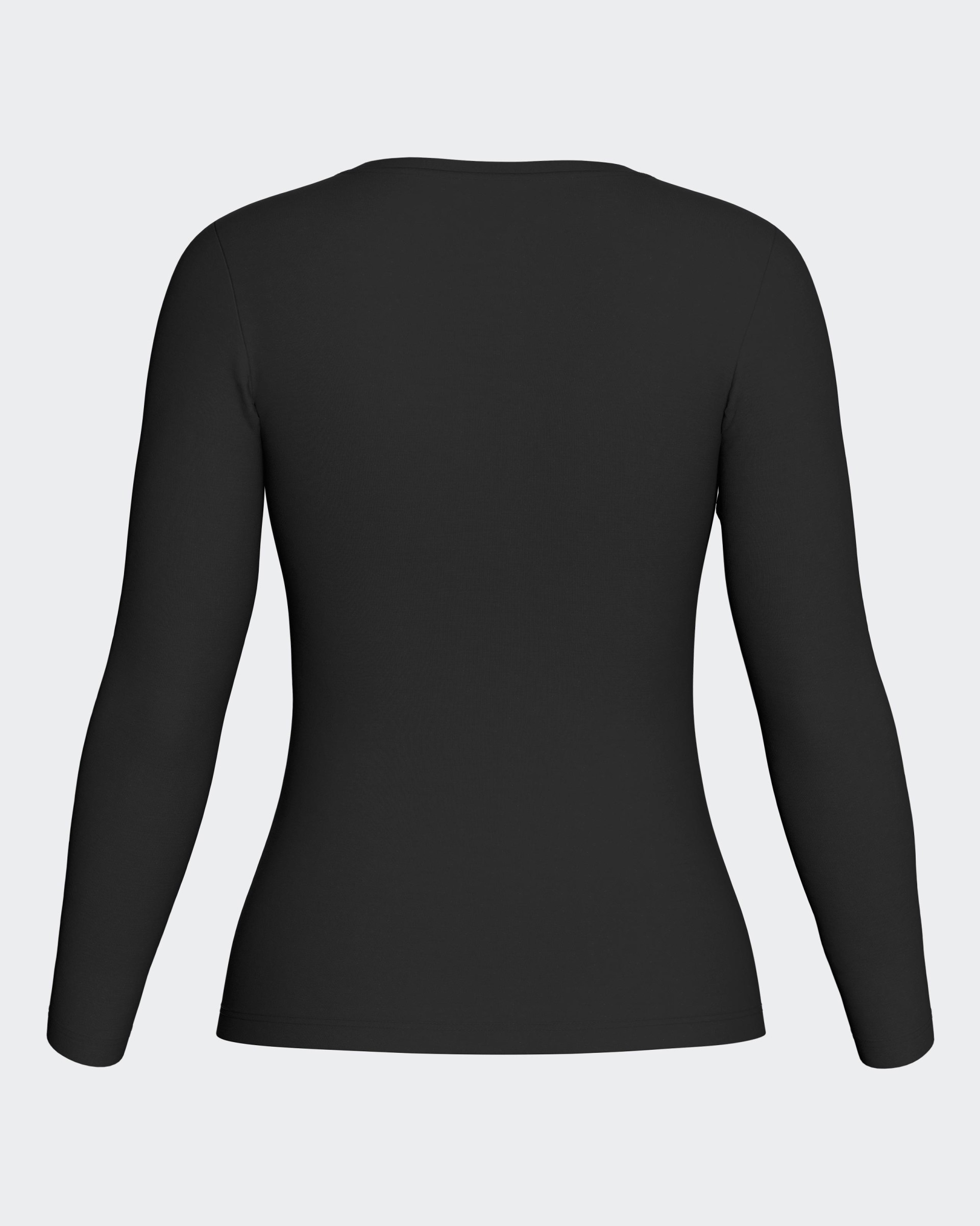 T-shirt long sleeves of woman in Wool Lyocell