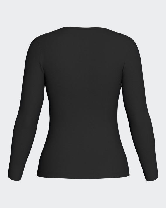 T-shirt long sleeves of woman in Wool Lyocell