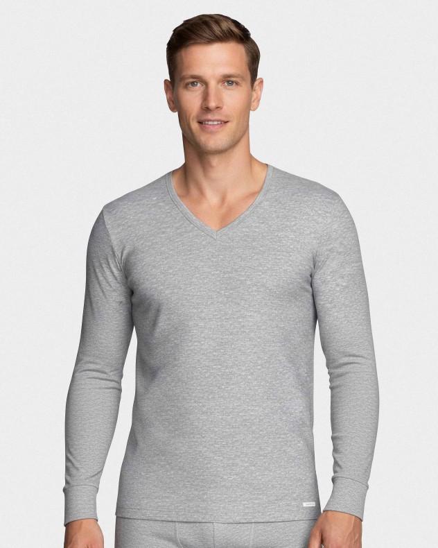 Camiseta de hombre cuello en Pico Thermo
