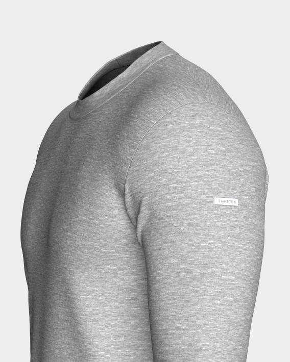 Long Sleeve O Neck Rib T-shirt Thermo