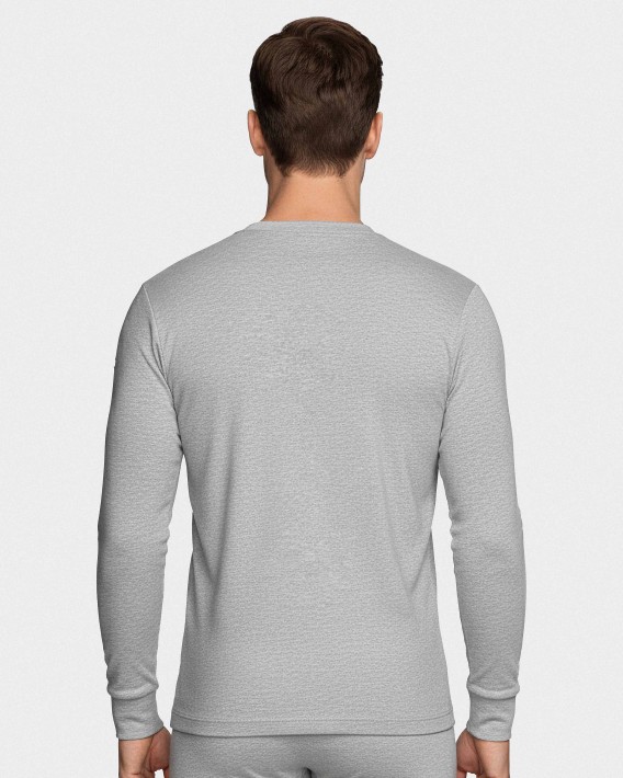 Long Sleeve O Neck Rib T-shirt Thermo