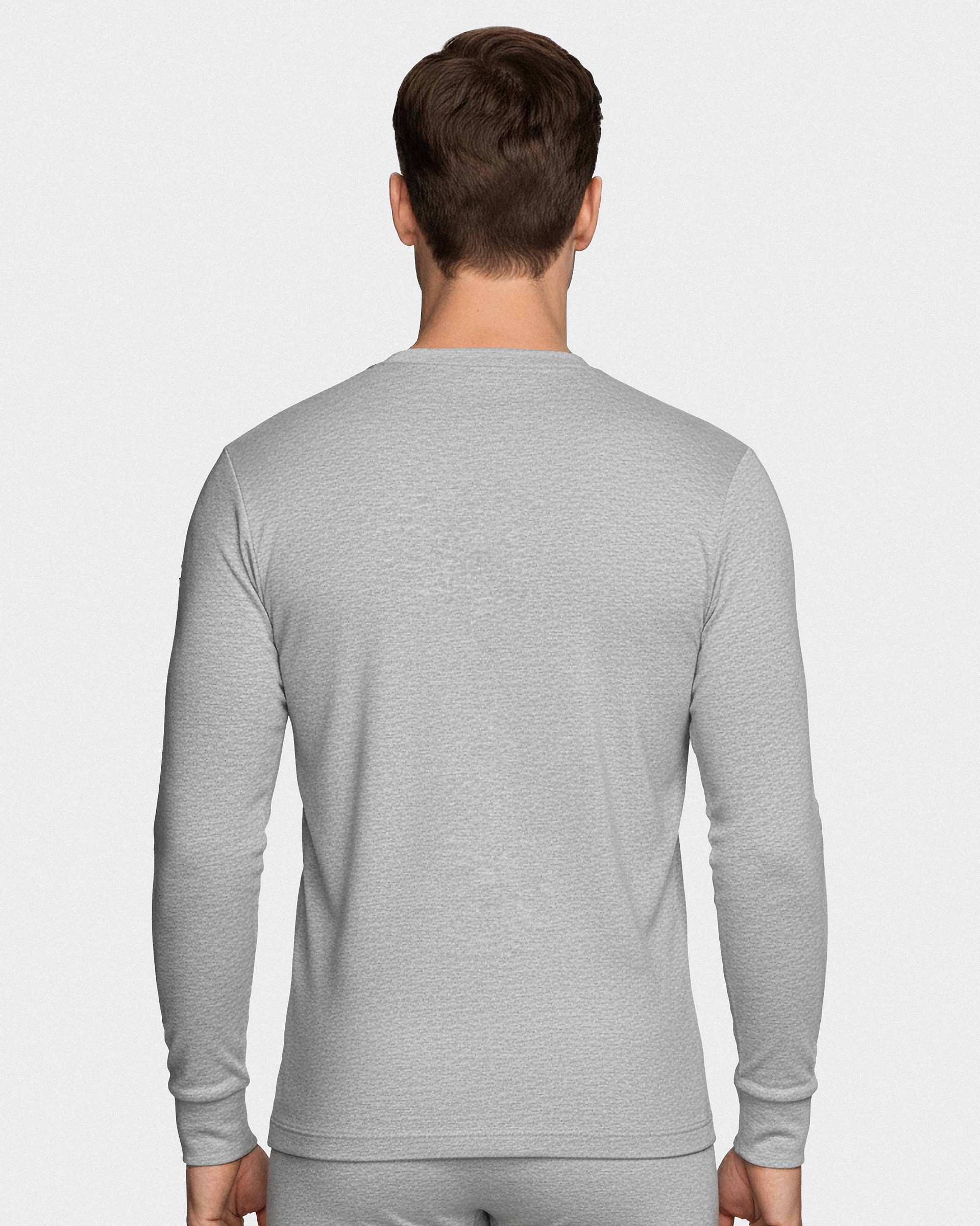 Long Sleeve O Neck Rib T-shirt Thermo