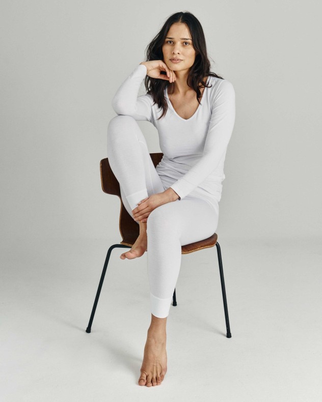 Camiseta de mujer cuello en pico Thermo