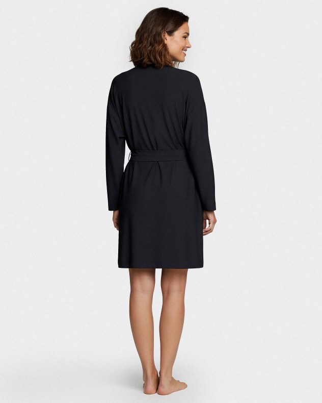 Kimono-style robe in Lyocell