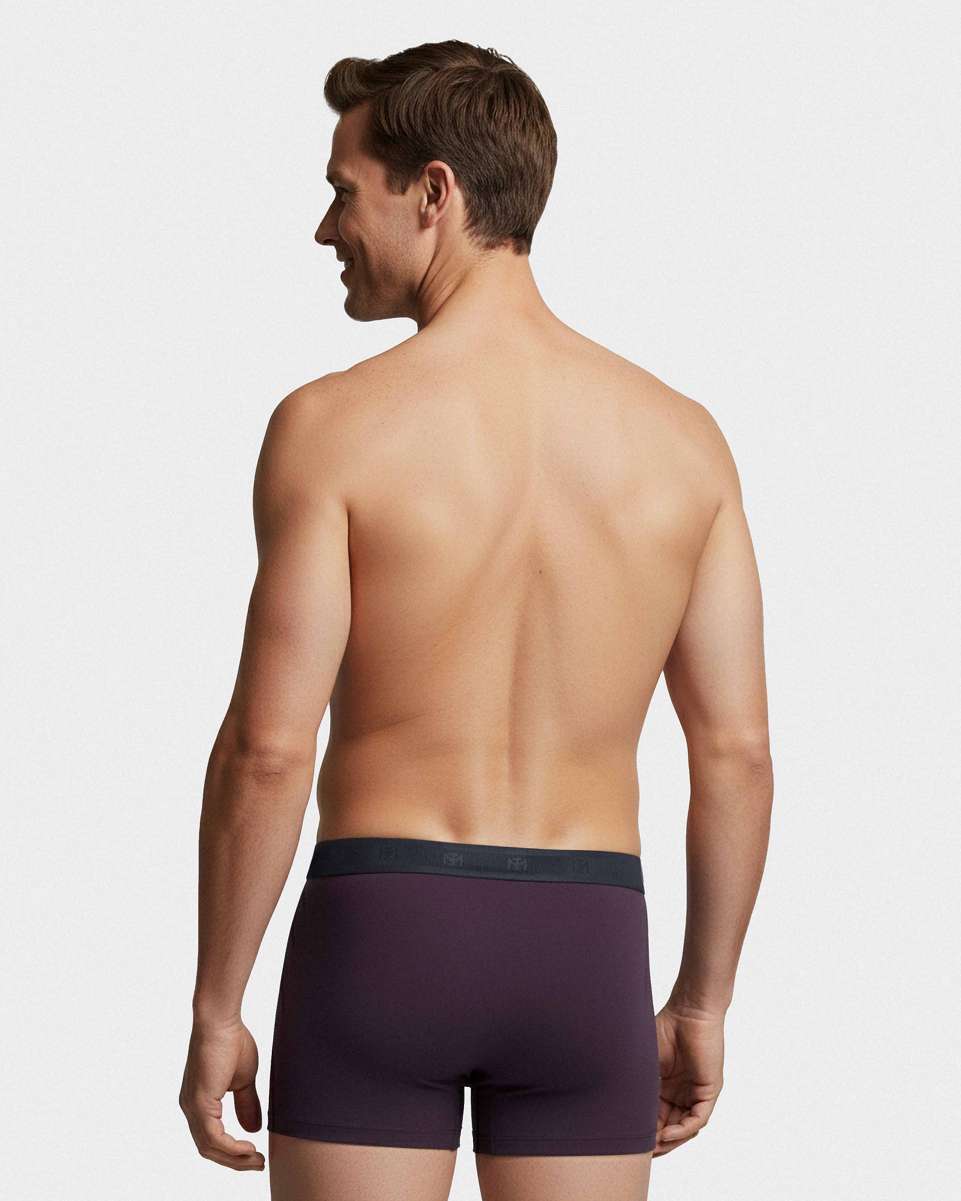 2 Pack plain boxers in Lyocell cotton
