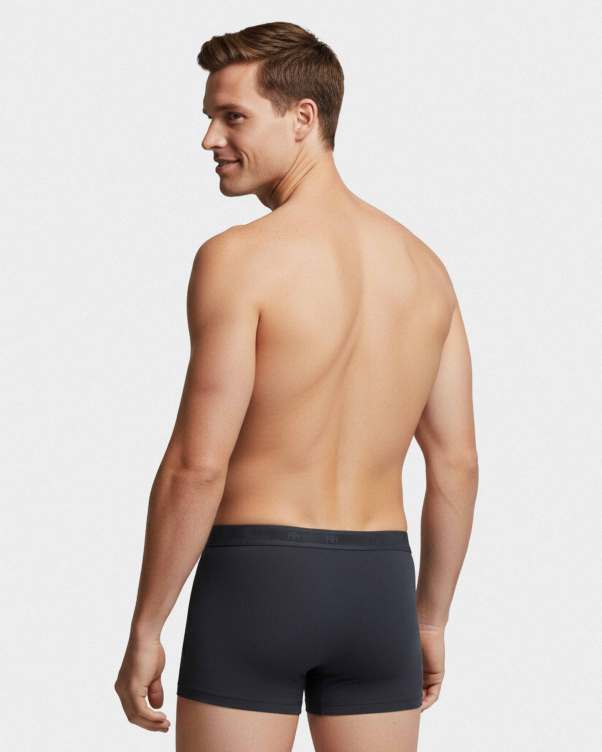 2 Pack plain boxers in Lyocell cotton