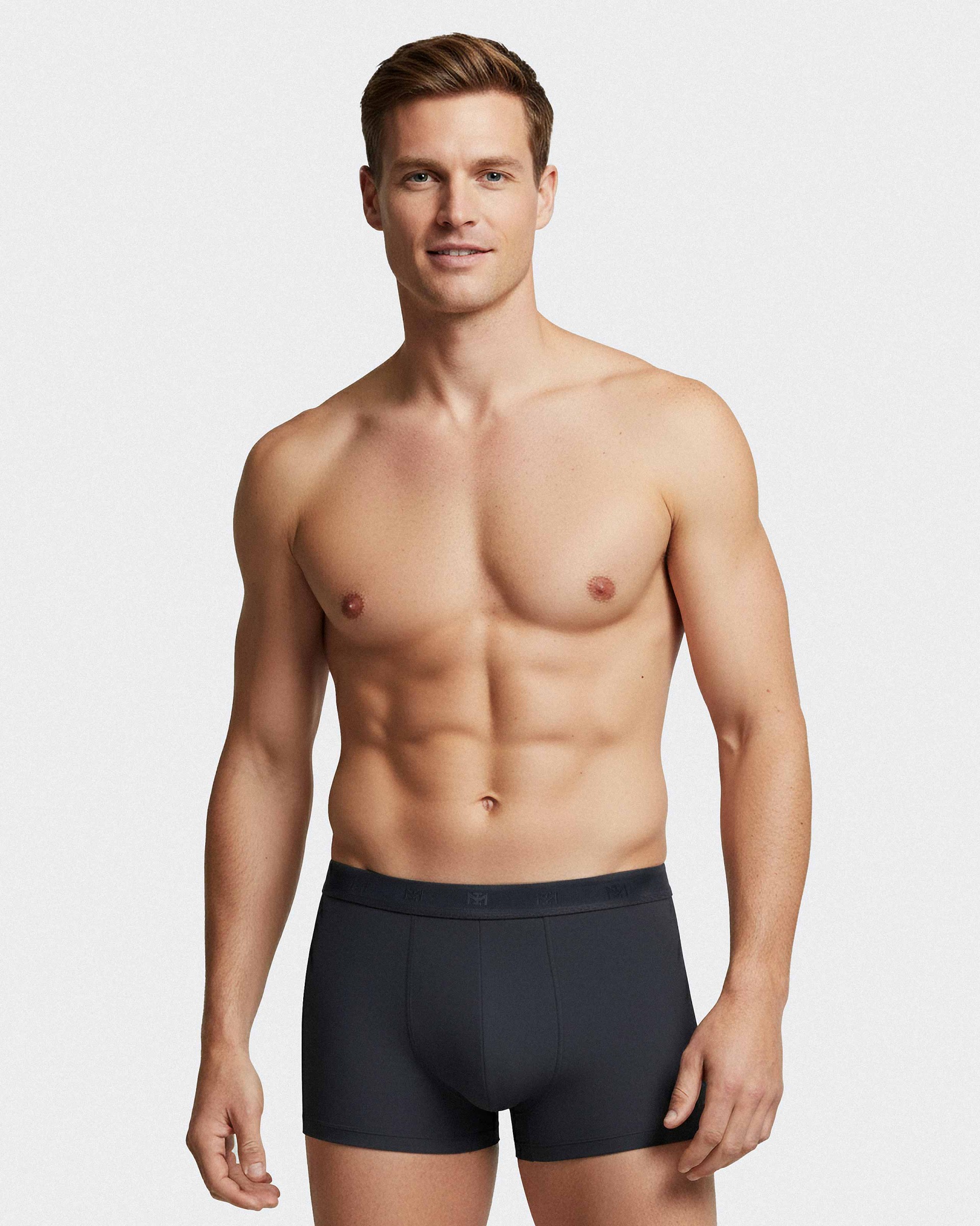 2 Pack plain boxers in Lyocell cotton
