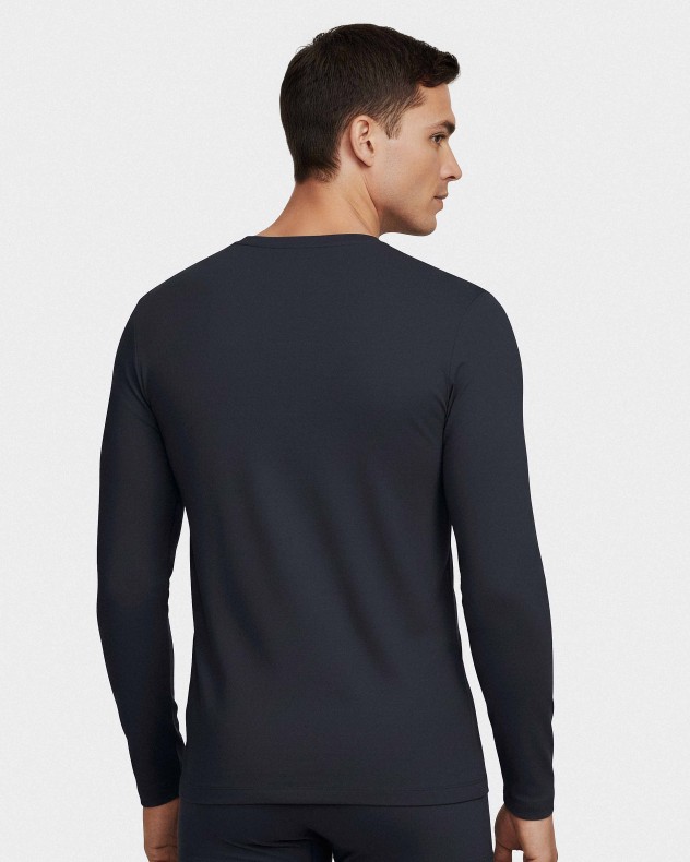 Langarm-T-Shirt für Herren aus Lyocell-Baumwolle