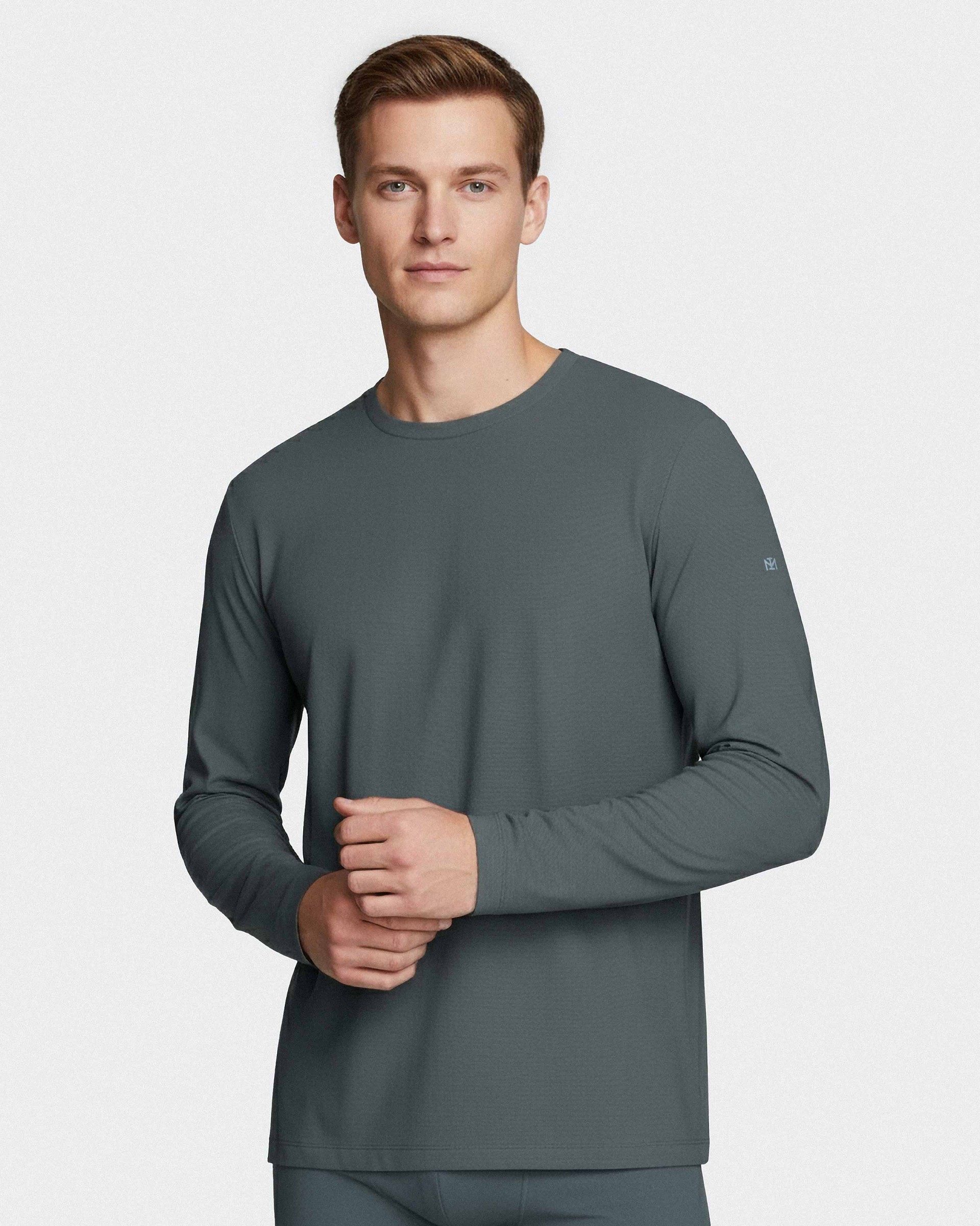 Camiseta de hombre de manga en Lyocell