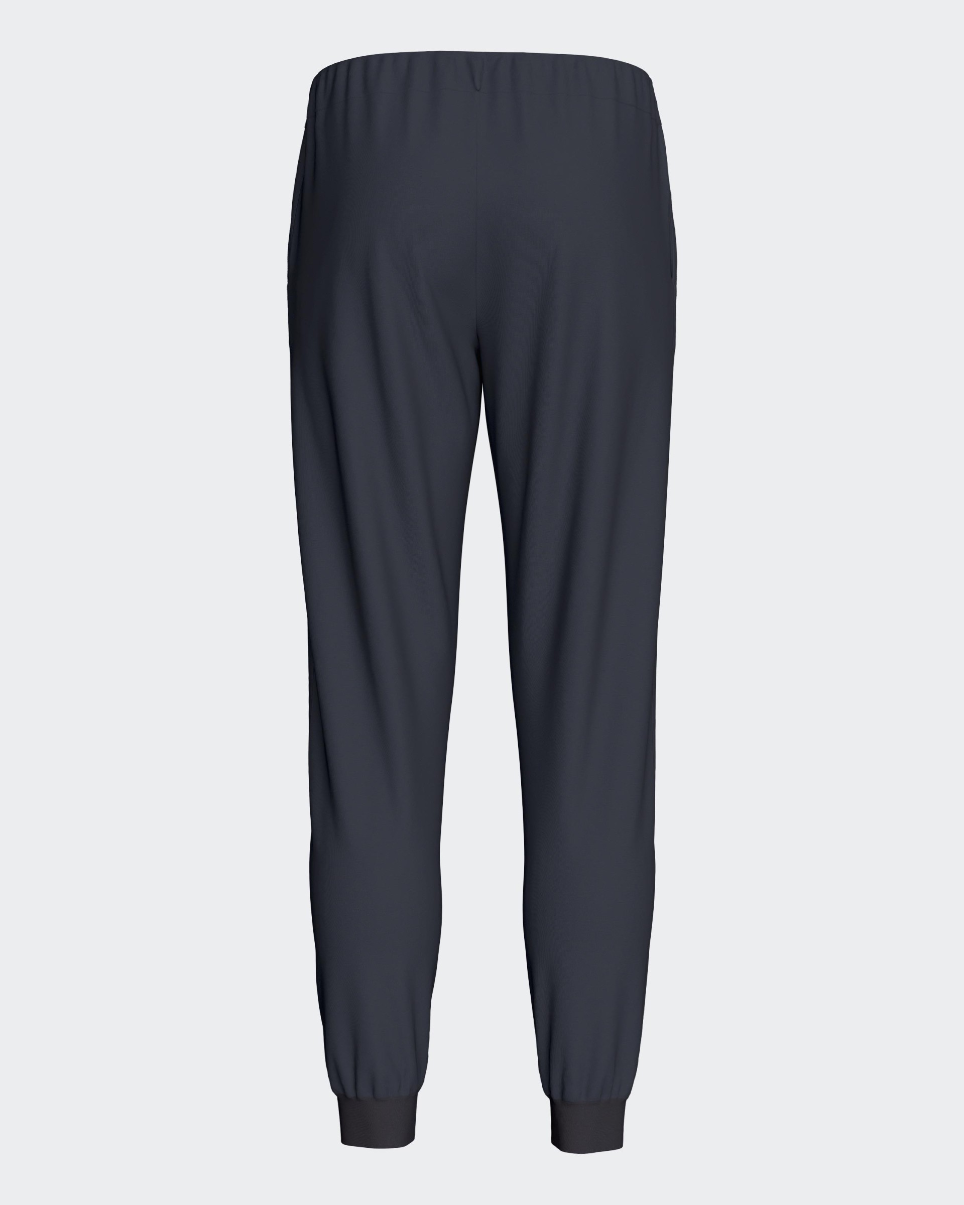 Men's plain trousers in Lyocell cotton