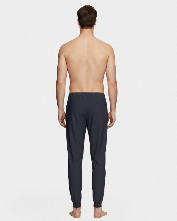 Bukser i bldt og lkkert lyocell og bomuld