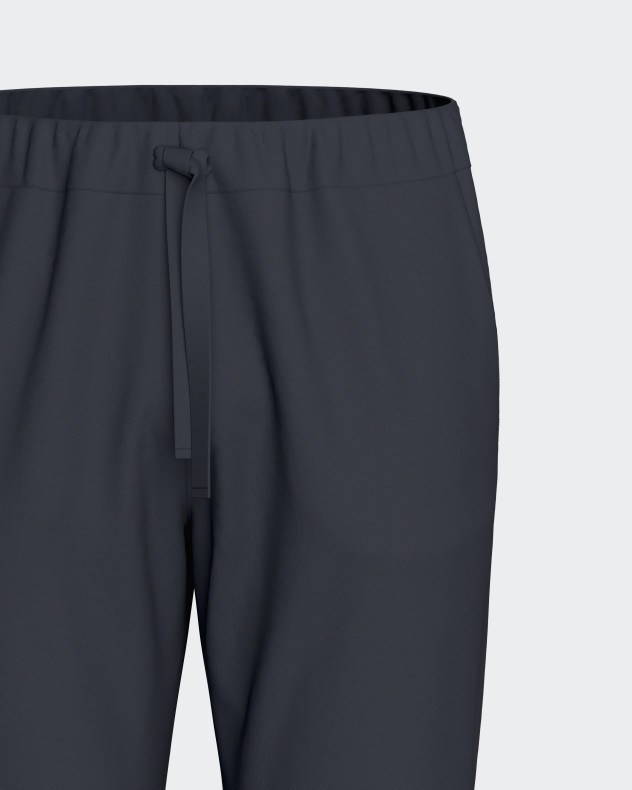 Men's plain trousers in Lyocell cotton