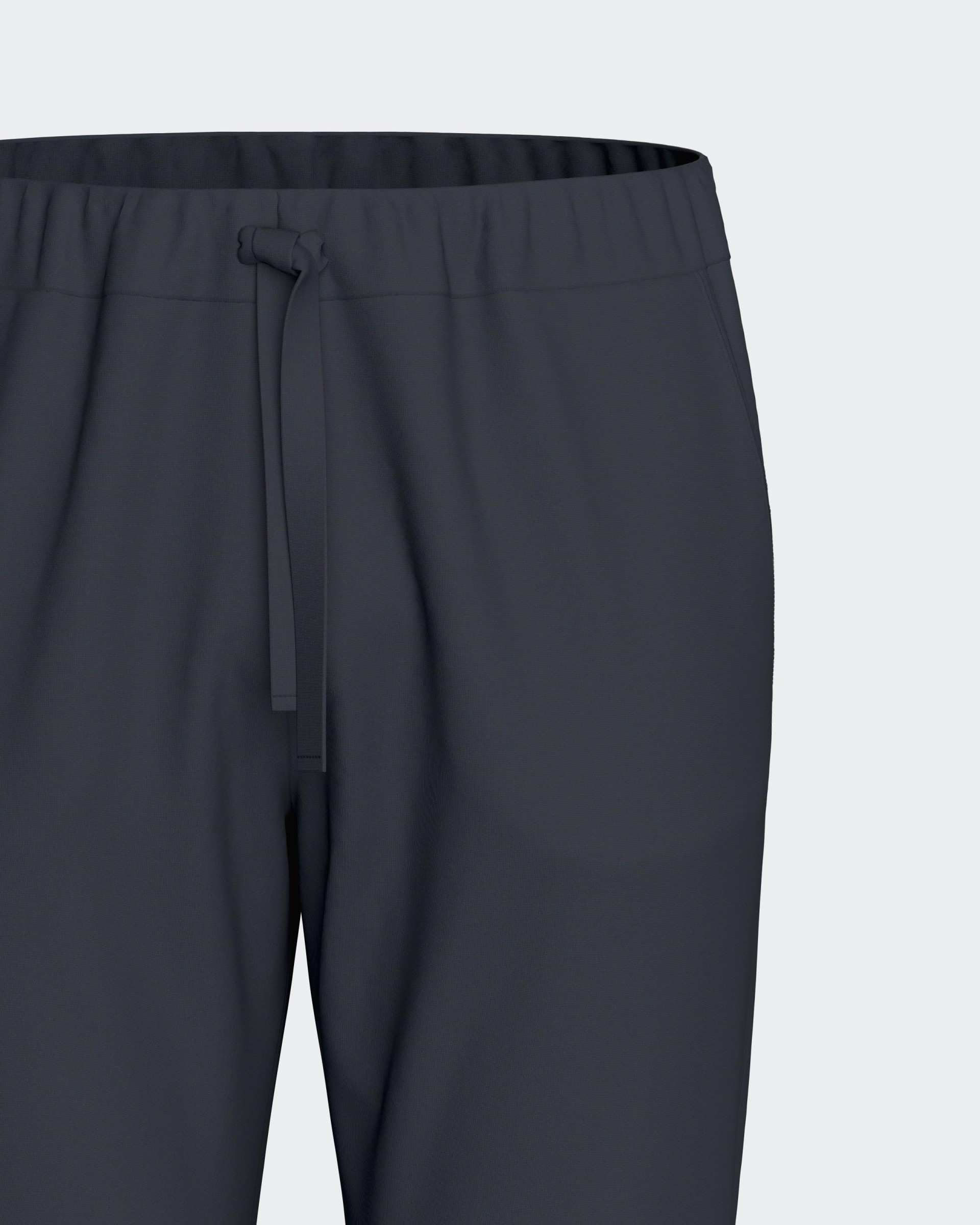 Men's plain trousers in Lyocell cotton